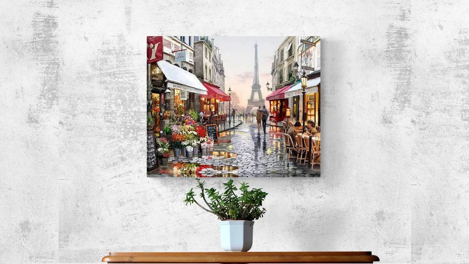 4 Pack Paint by Numbers for Adults，Landscape City Paint by Numbers for  Adults Beginner,London Paris Venice New York Oil Painting for Home Wall  Decor