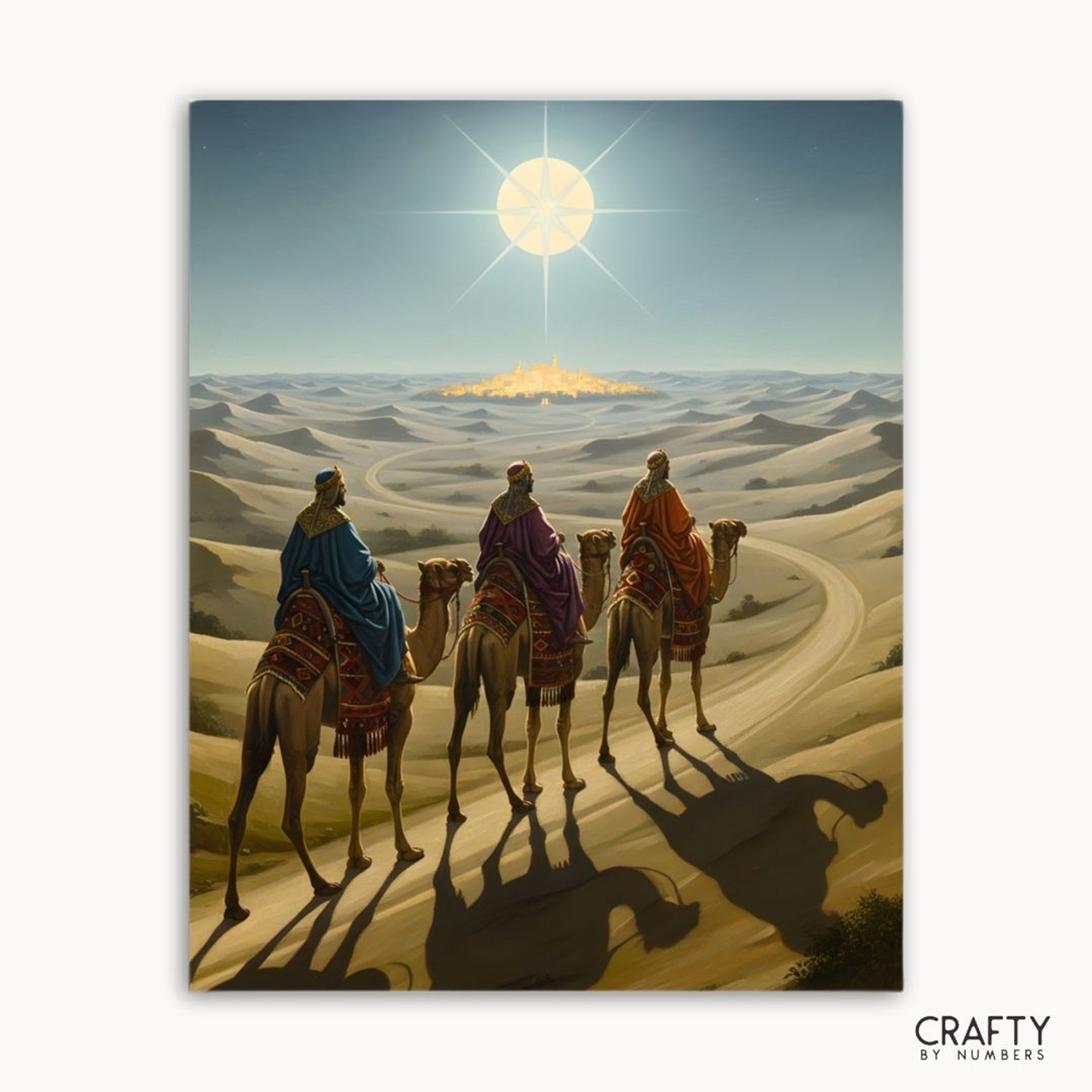 The Three Wise Men – Paint by Numbers | Crafty By Numbers