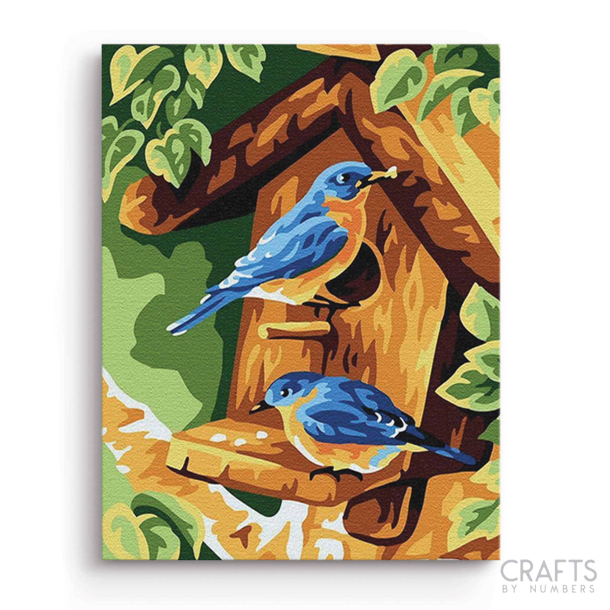 Bluebirds Paint by Numbers Crafty by Numbers Crafty By Numbers