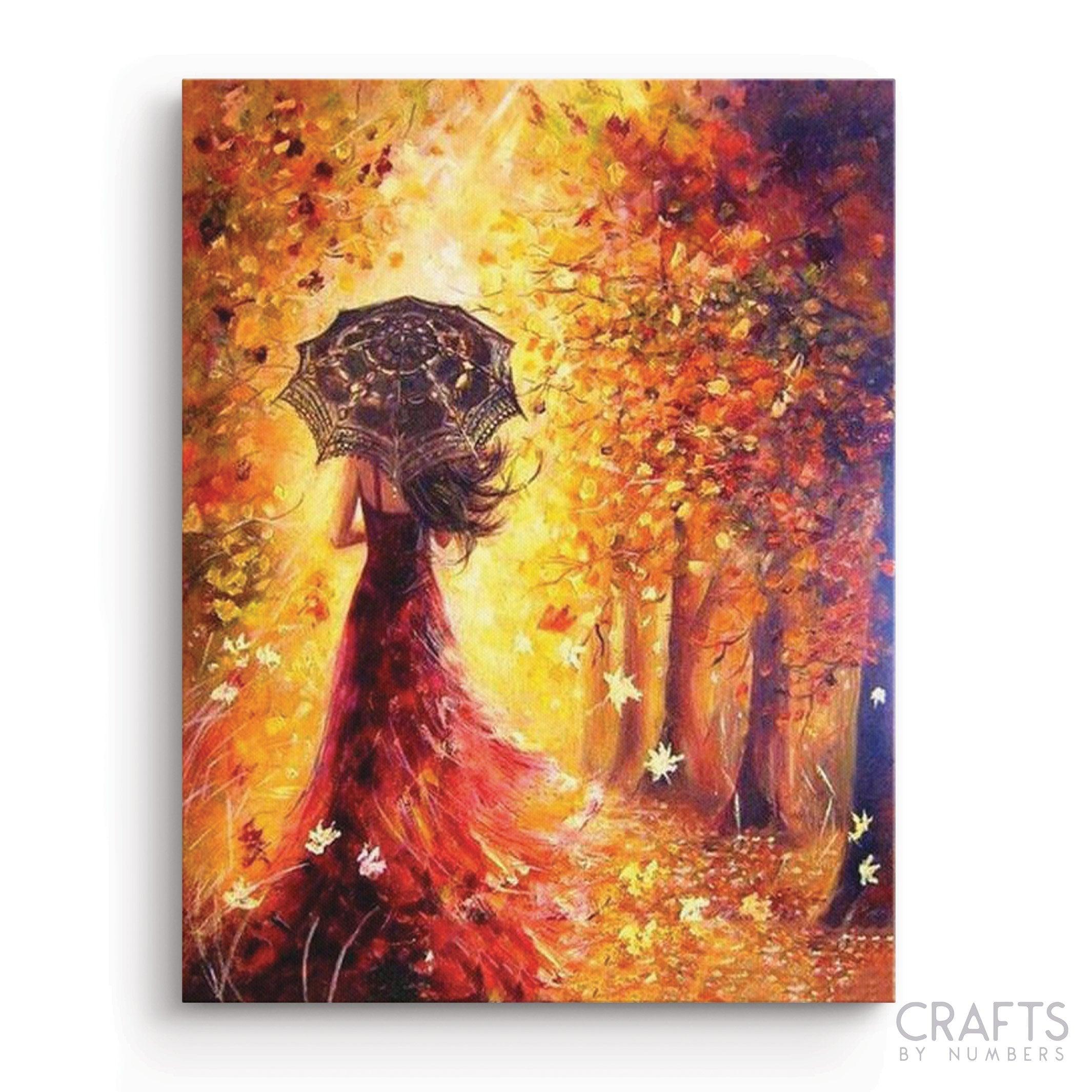 Beautiful Women Autumn  Crafty by Numbers – Crafty By Numbers