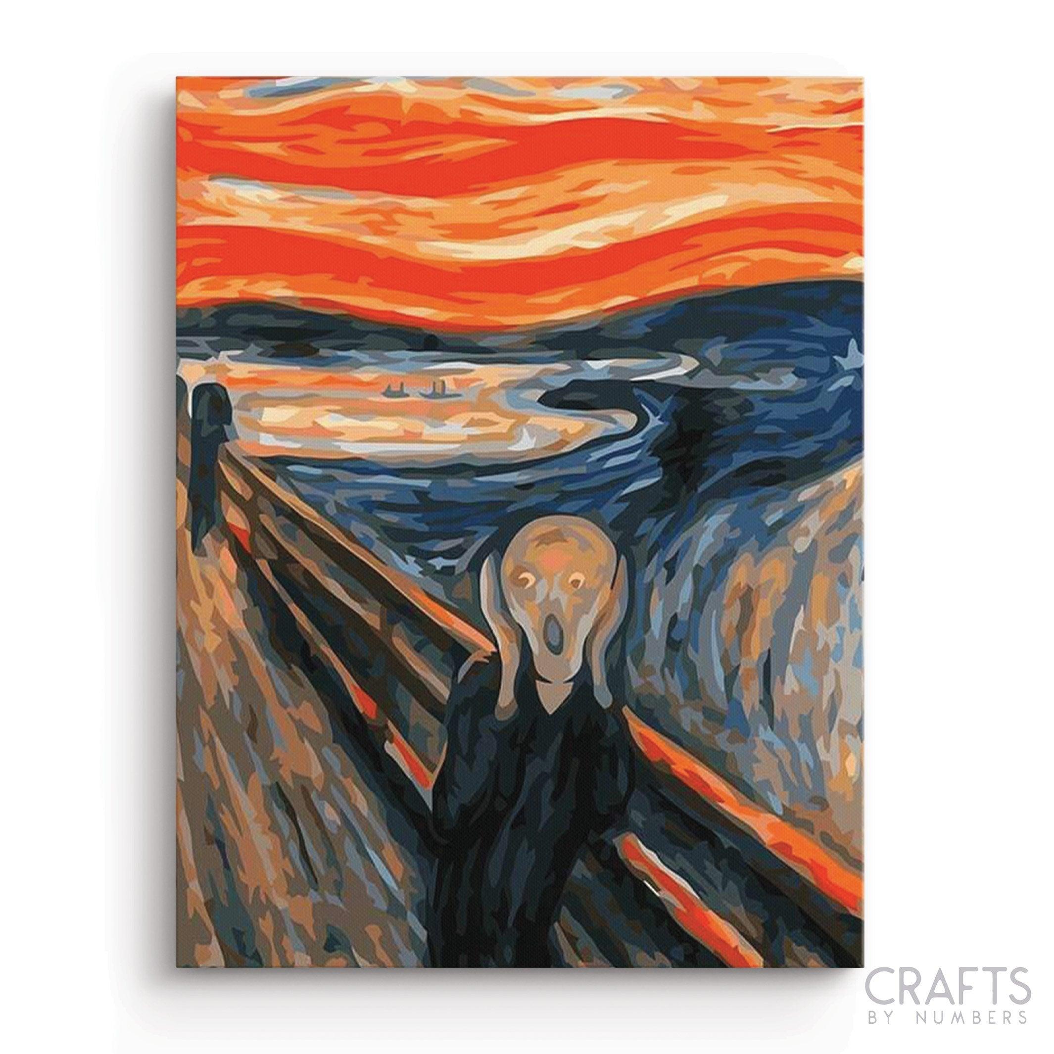 Monaliza Scream Arts Paint By Numbers - Canvas Paint by numbers
