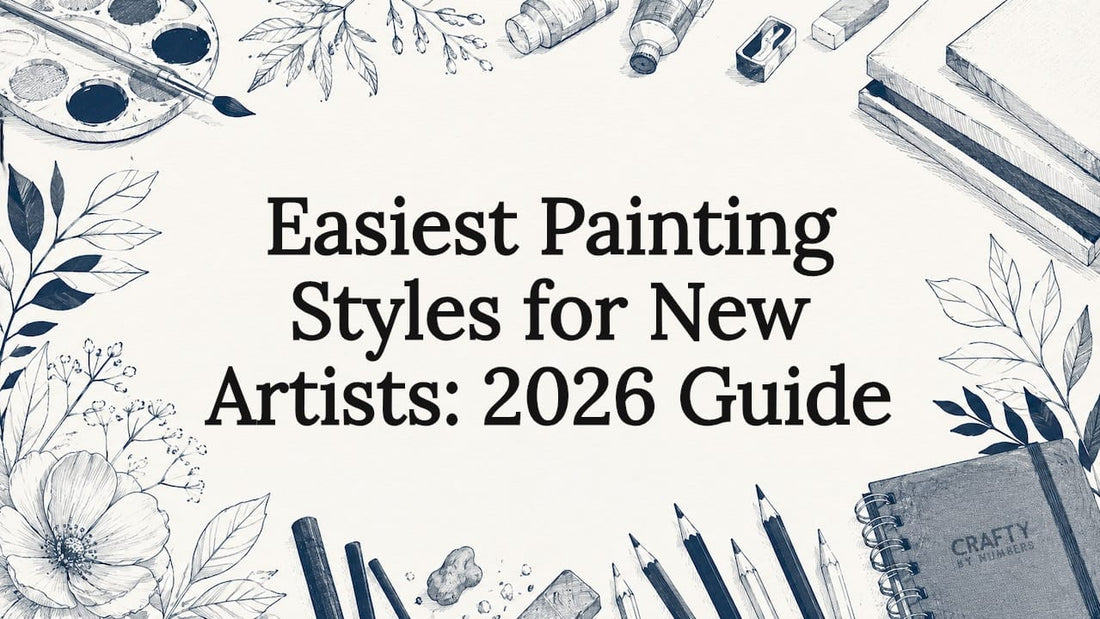 Decorative title card framing for painting styles article
