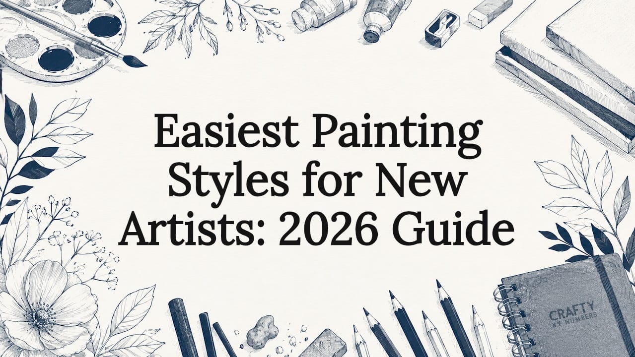 Decorative title card framing for painting styles article