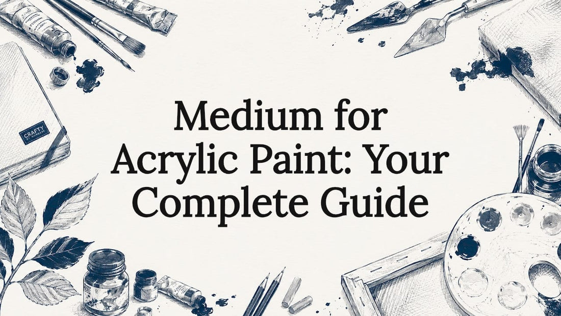 Decorative title card illustration with painting tools
