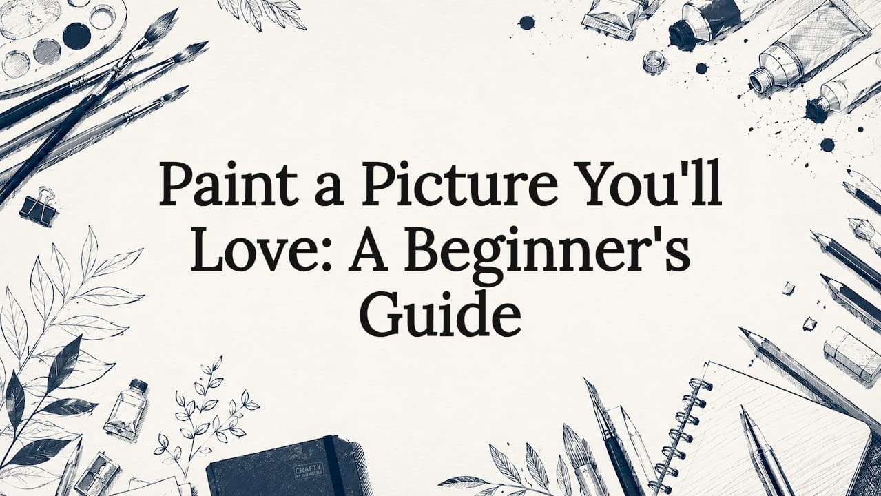 Decorative hand-drawn border illustration framing title