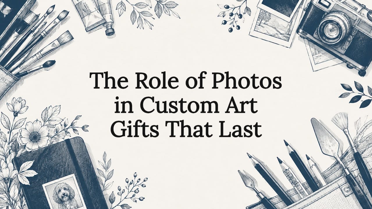 Decorative title card illustration framing article title
