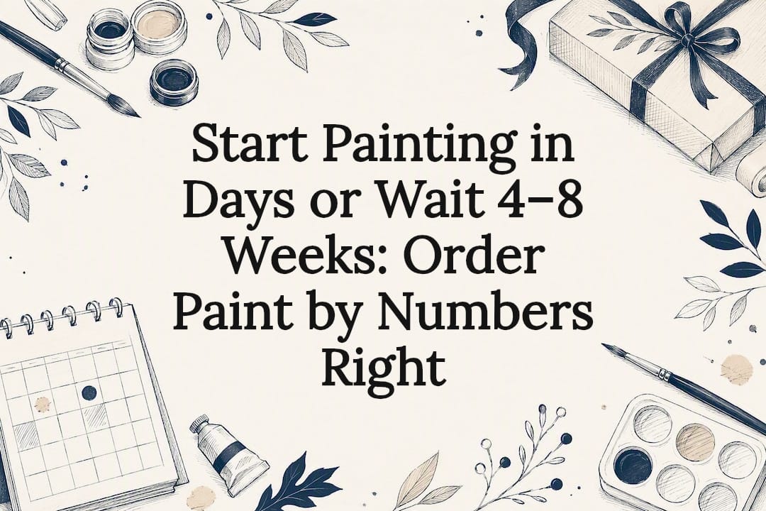 Decorative paint ordering title card