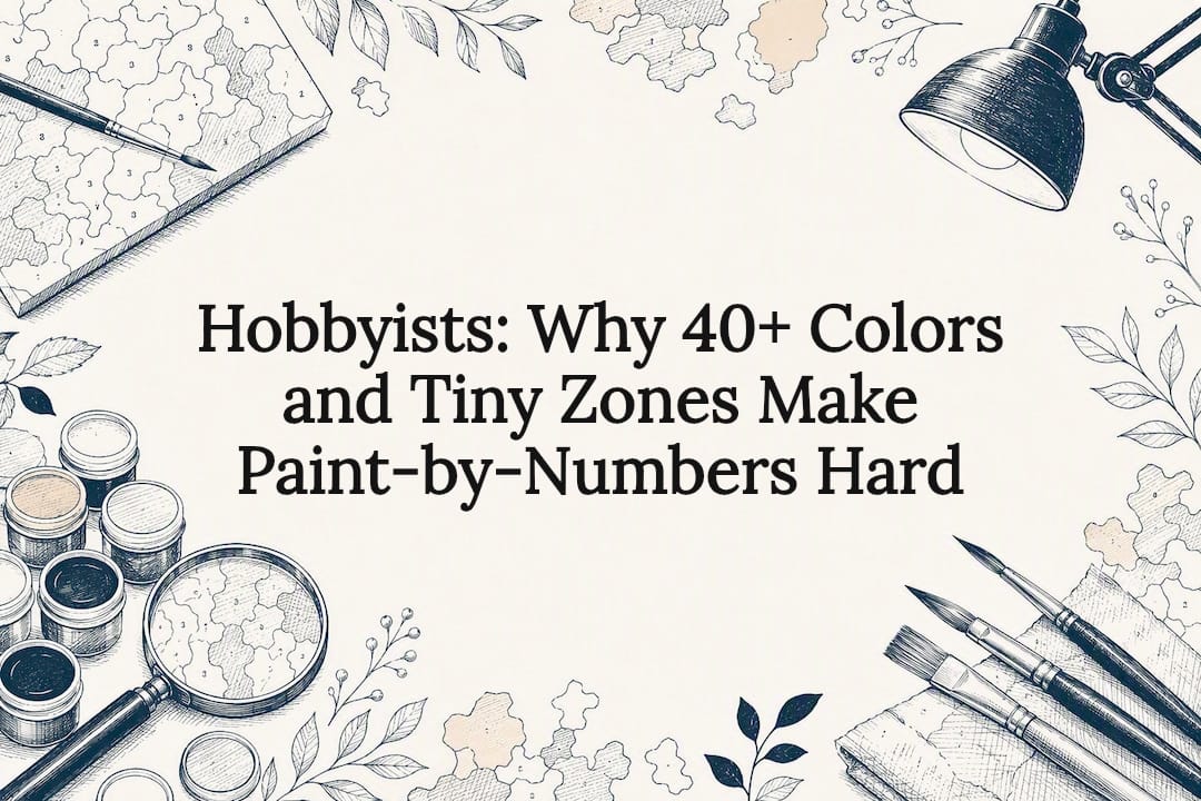 Decorative detailed painting title card