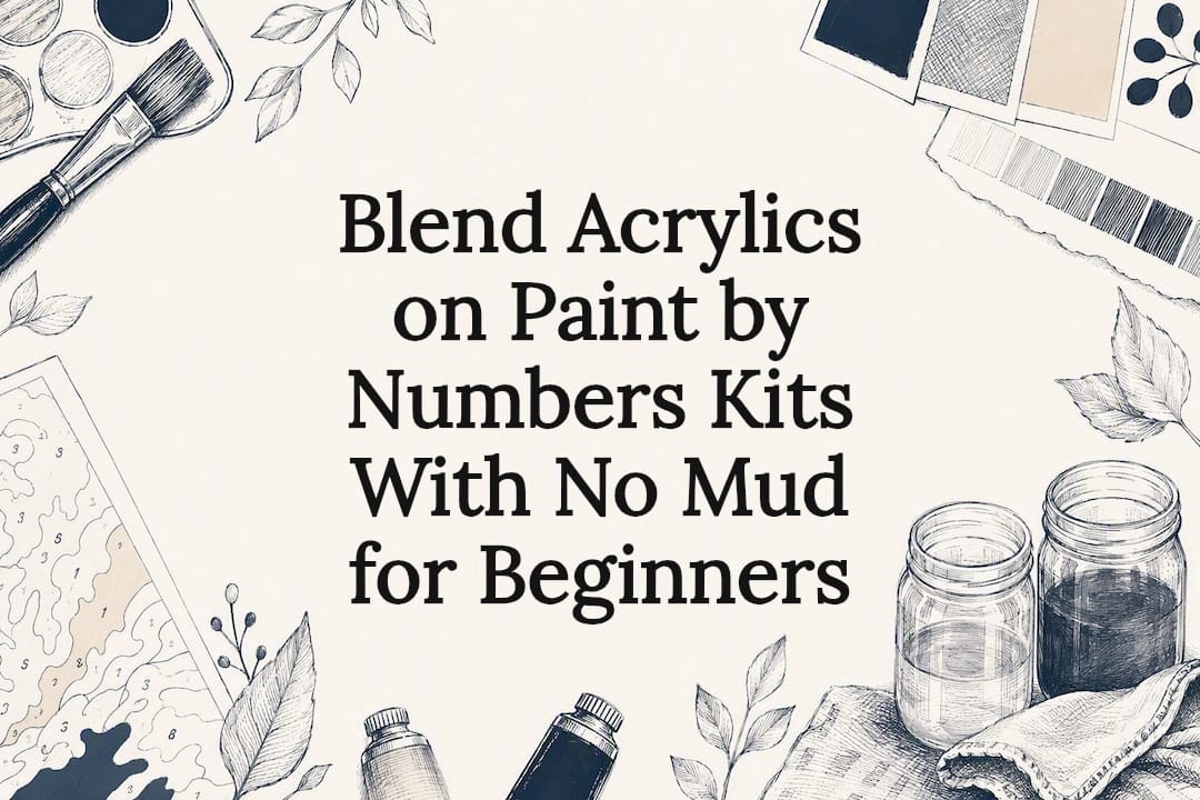 Decorative acrylic blending title card
