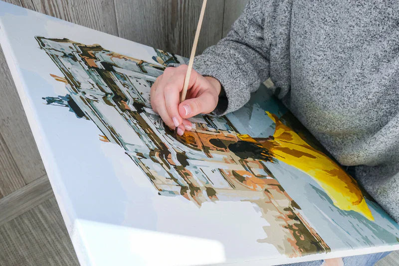 Crafty by Numbers Arc of Triumph paint by numbers