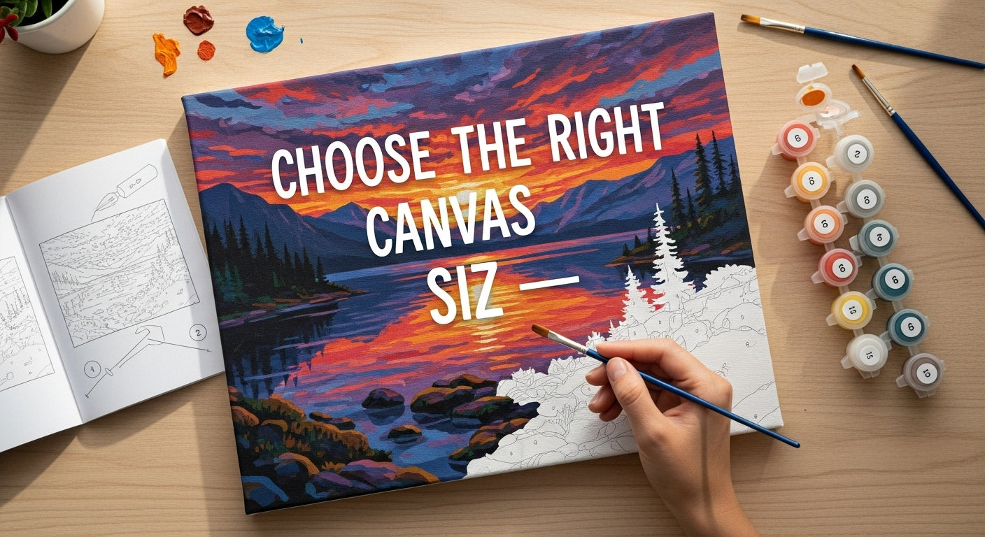Choose the Right Canvas Size paint by numbers
