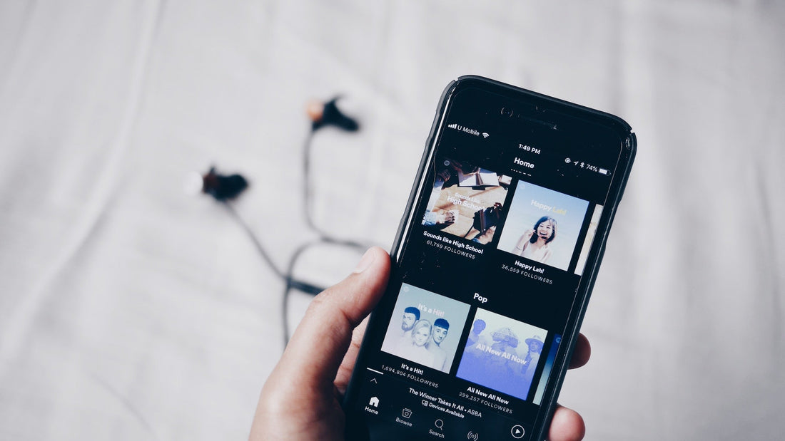 picking music to listen to