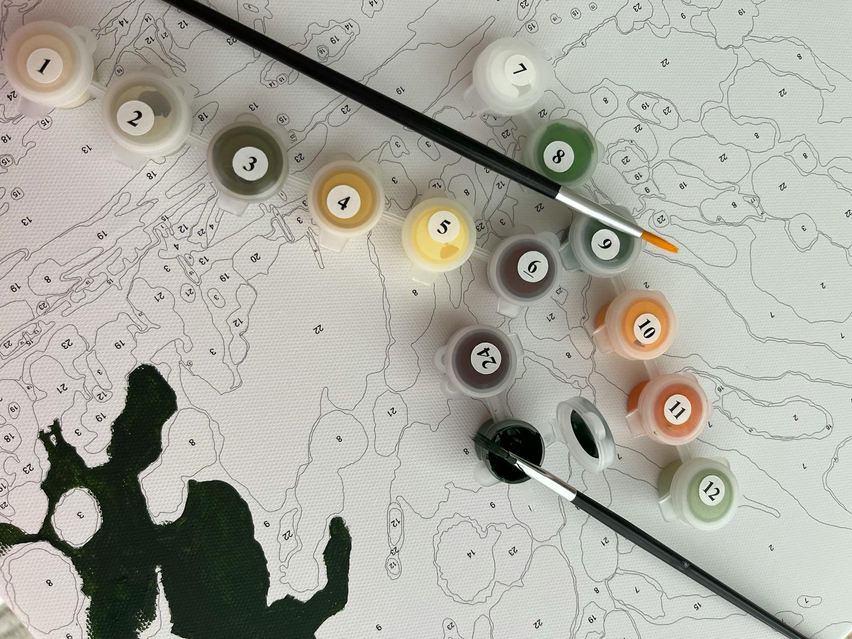 Creating a Serene Seascape with Paint by Numbers