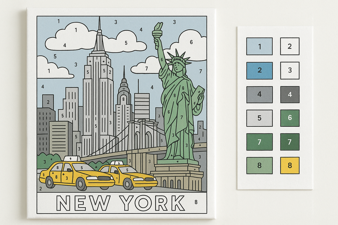Why New York City Paint by Numbers Kits Are Perfect Travel Souvenirs