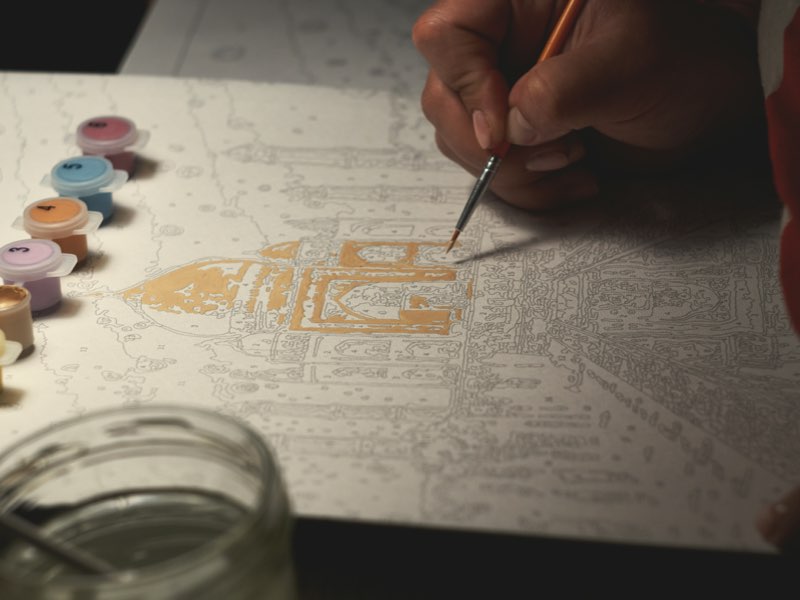 what is paint by numbers by crafty by numbers