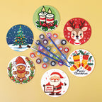 Merry Moments Coasters Paint by Numbers featuring famous paintings inspired by Vincent van Gogh famous paintings.