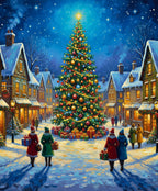 Twilight Tree in Wintertown