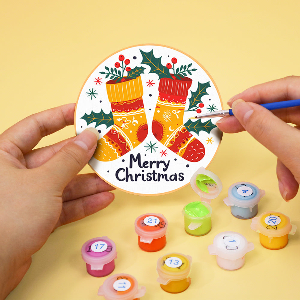 Merry Moments (Set of 6) artwork on canvas