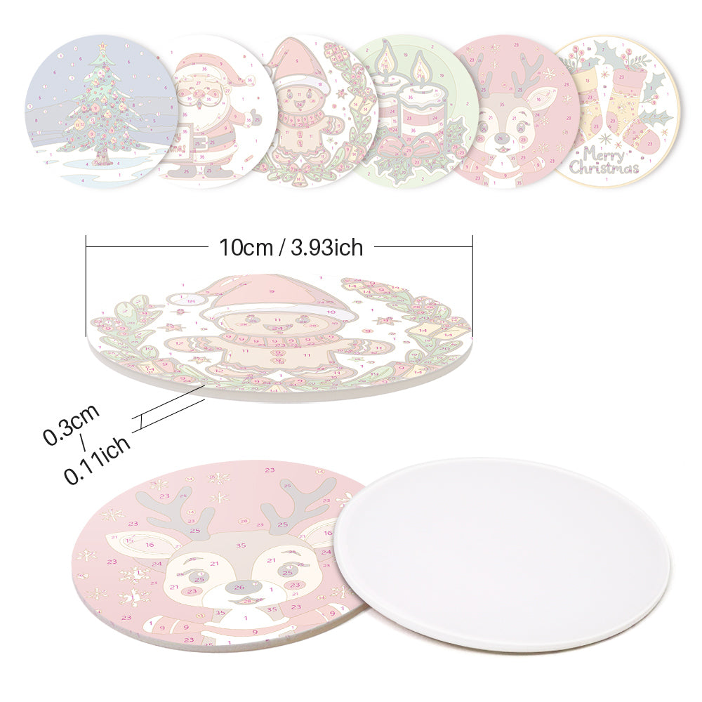Merry Moments (Set of 6) creative painting project