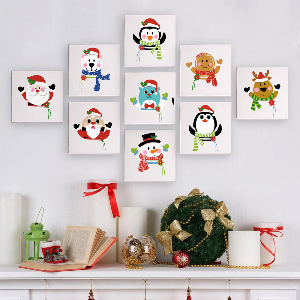 Christmas Pals kit showing gingerbread house and candy canes