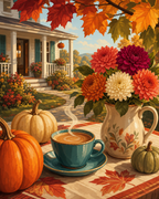 Autumn Porch Still Life