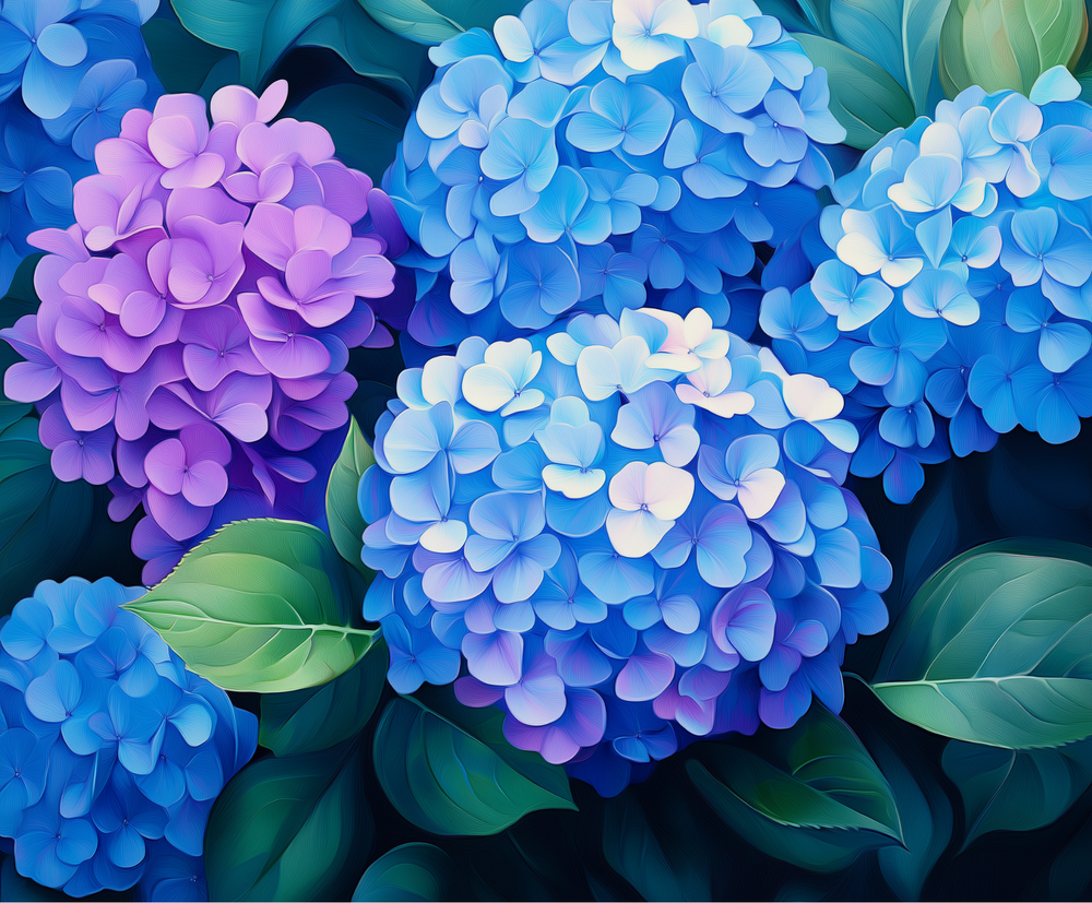 Petal Serenity paint by numbers kit with floral design for adult DIY art and home decor.