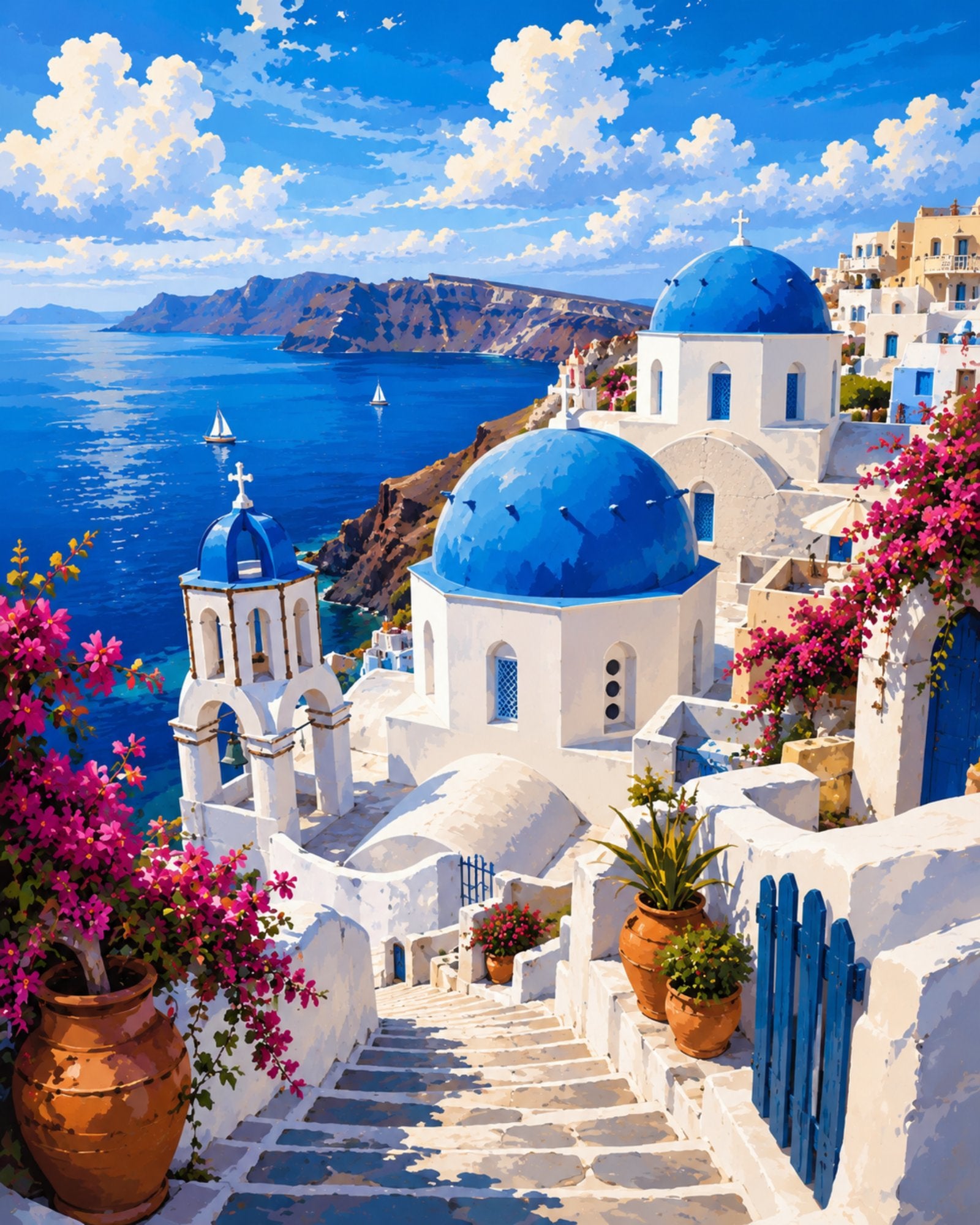 Santorini-Glückseligkeit