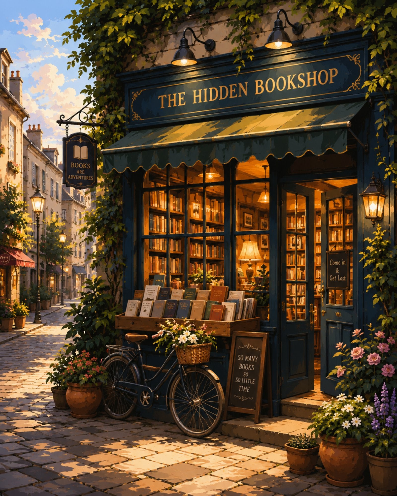 Librairie cachée