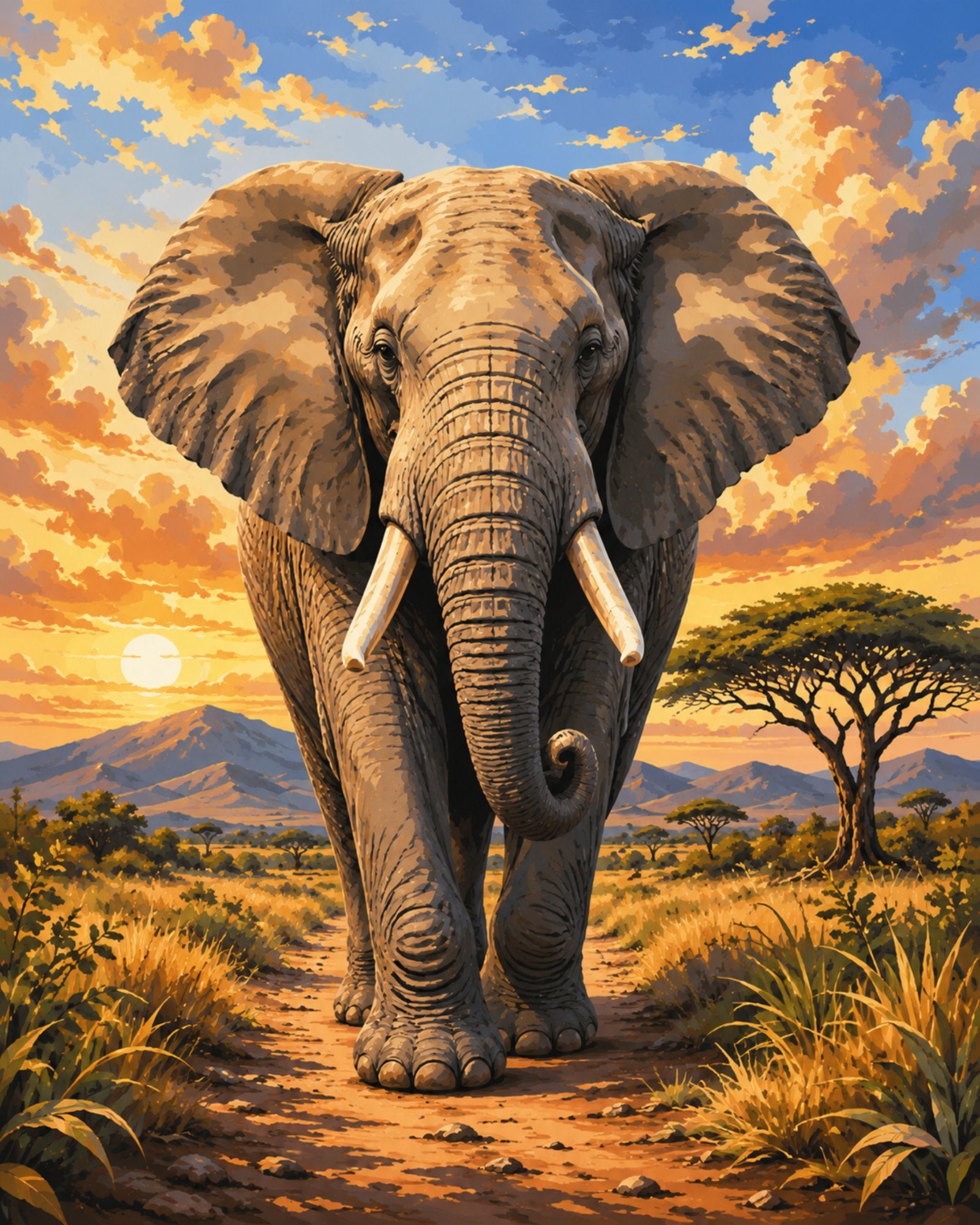 Safari-Elefant