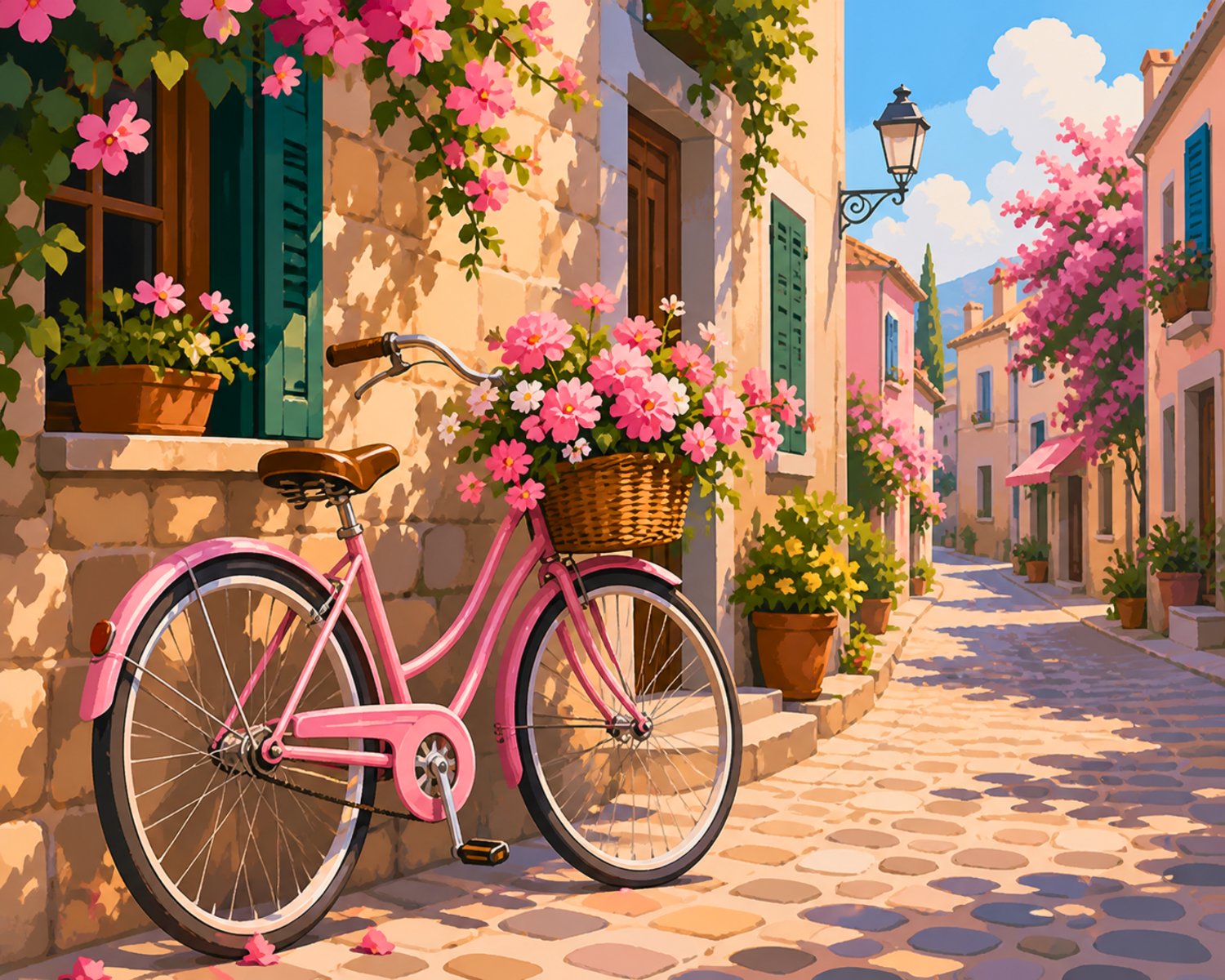 Bicicleta rosa