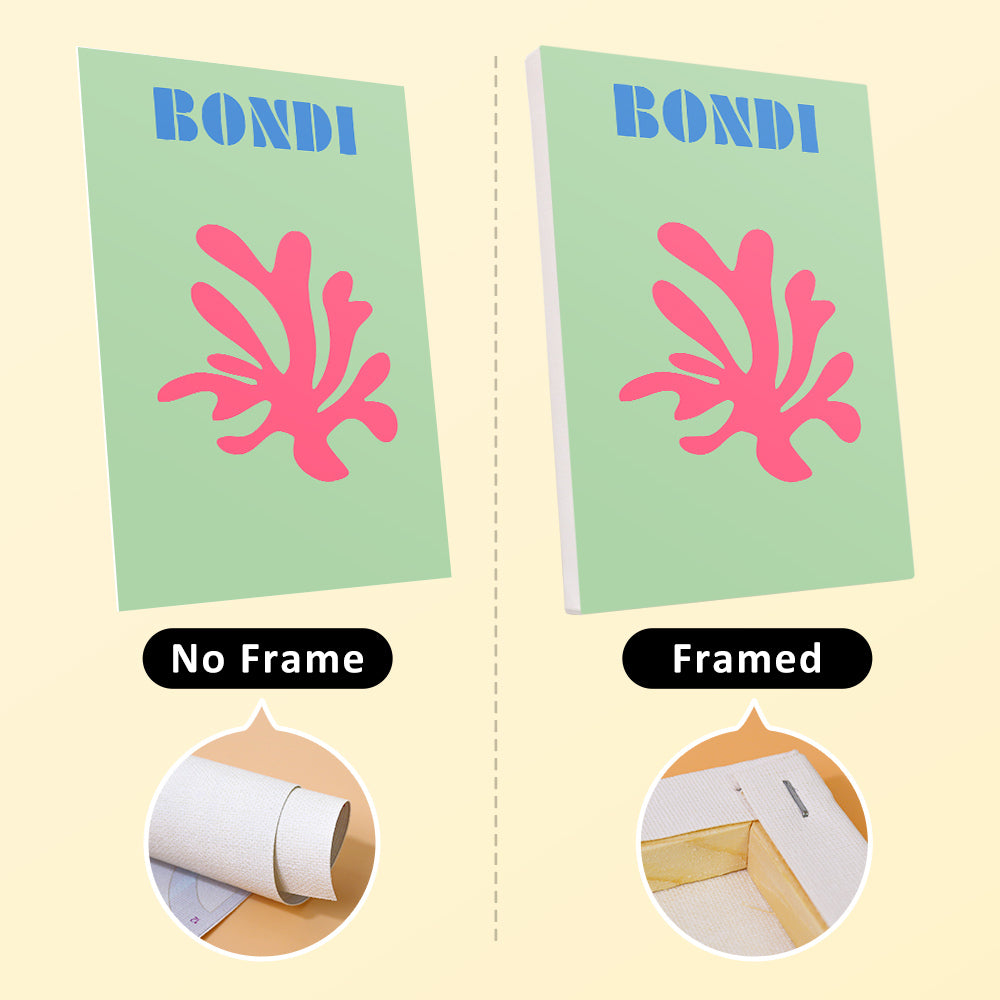 Mini Escapes paint by numbers kit with bright sunset colors