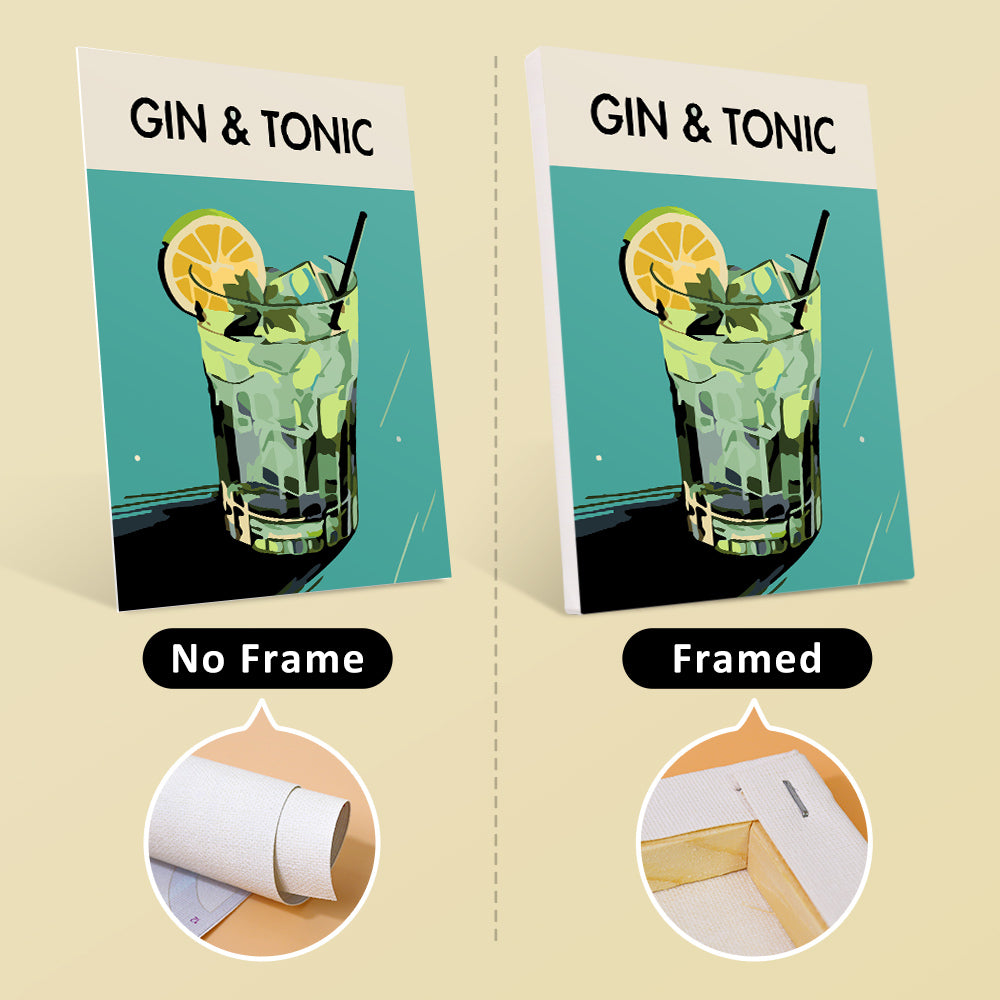 Table setup with multiple mini paint by numbers kits