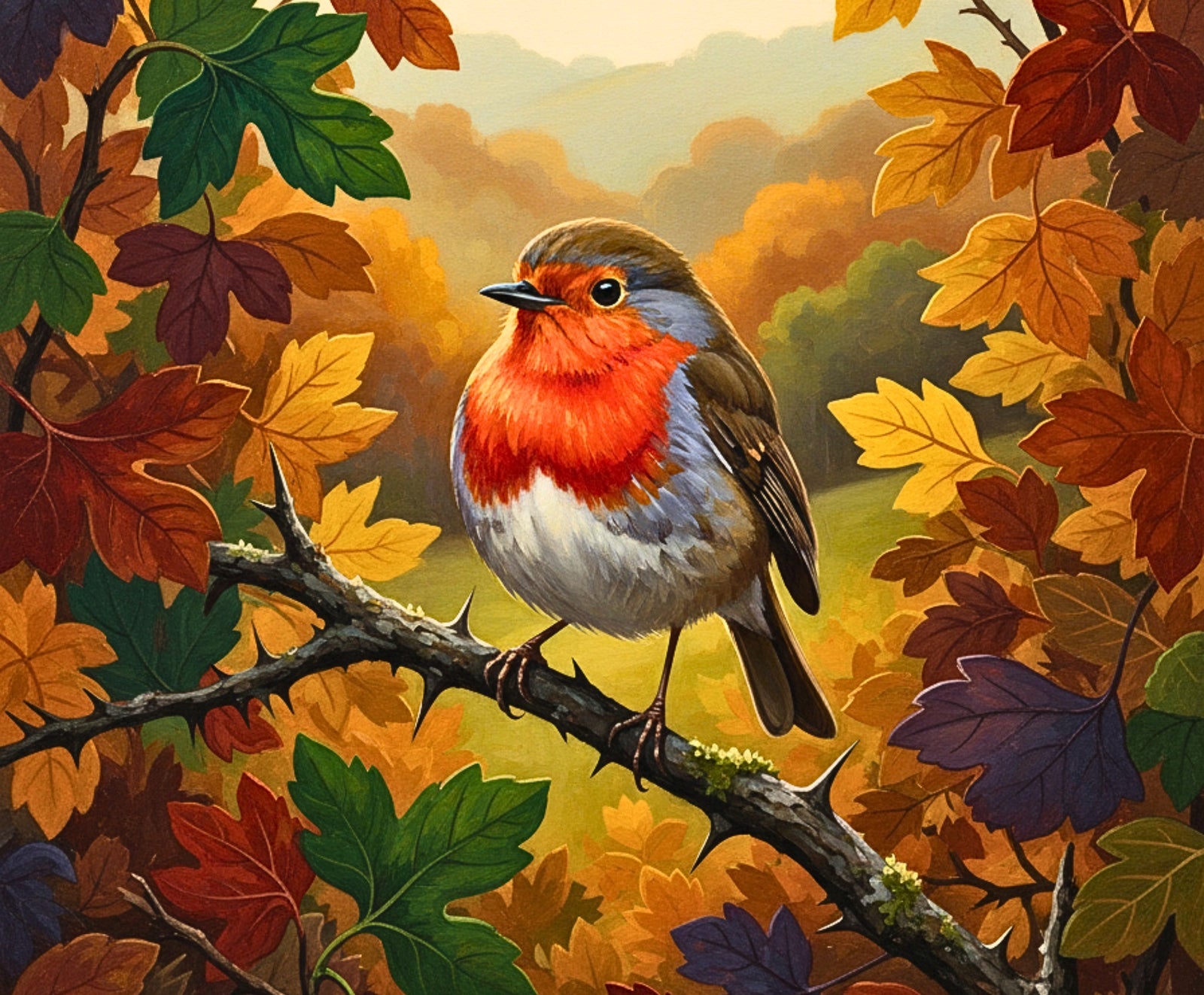 Autumn Ember Robin