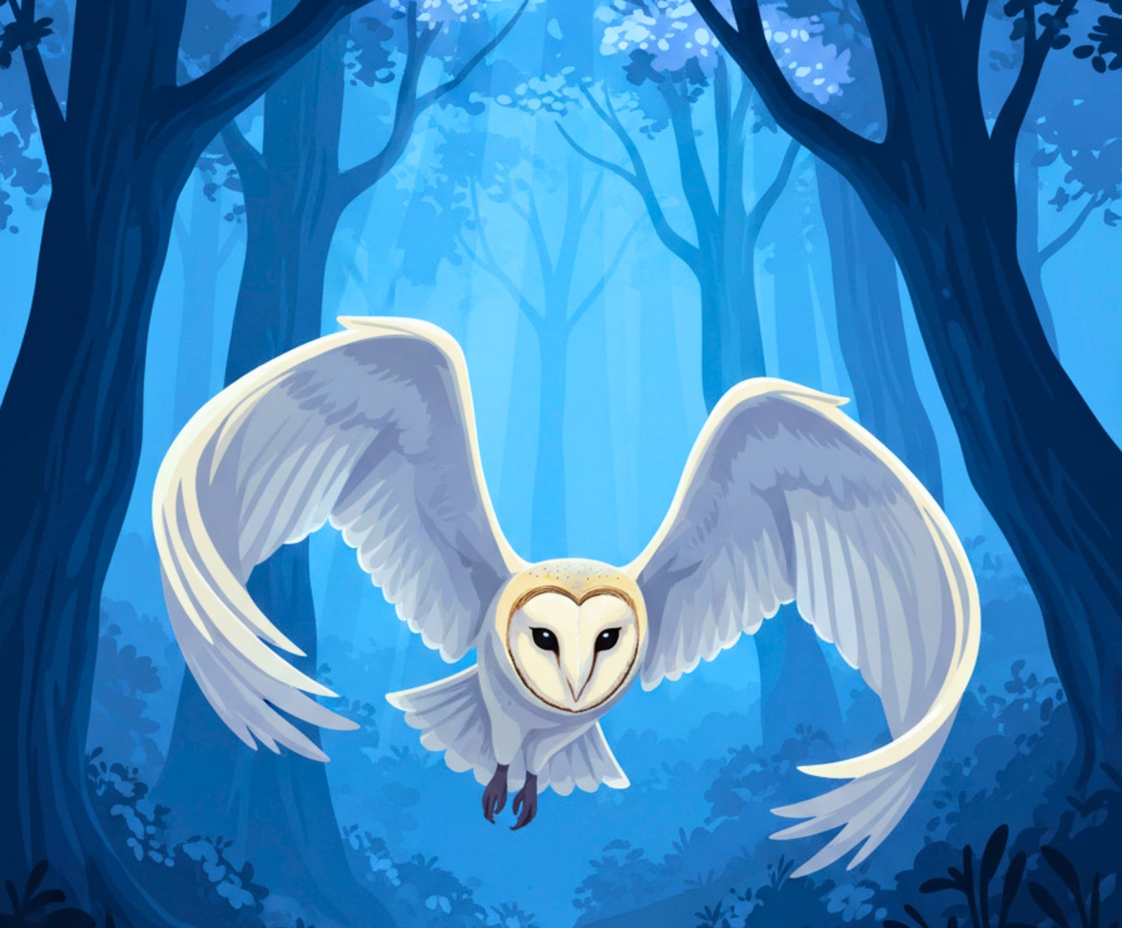 Moonlit Forest Guardian