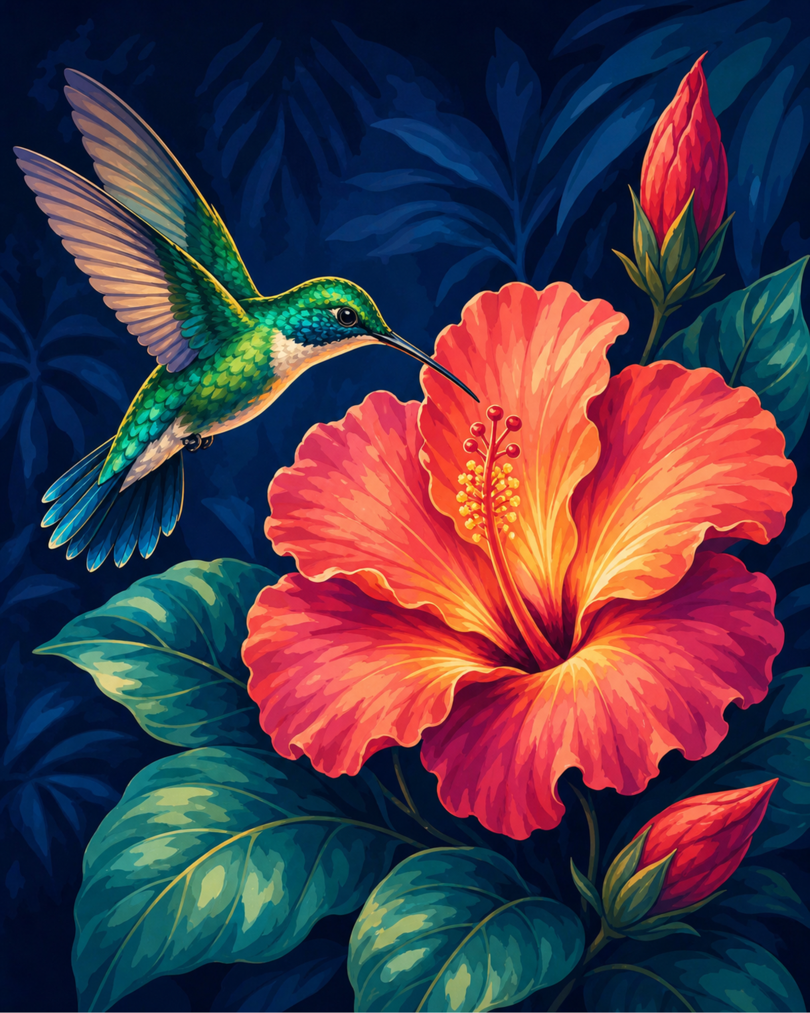 Colibrí Hibisco