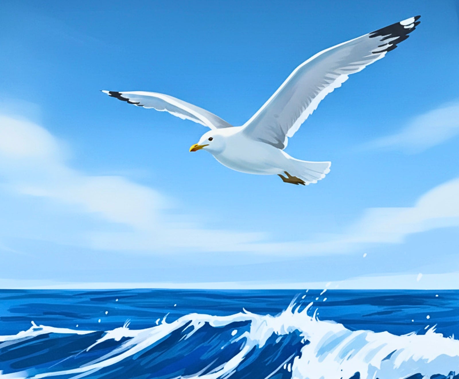 Ocean Breeze Seagull
