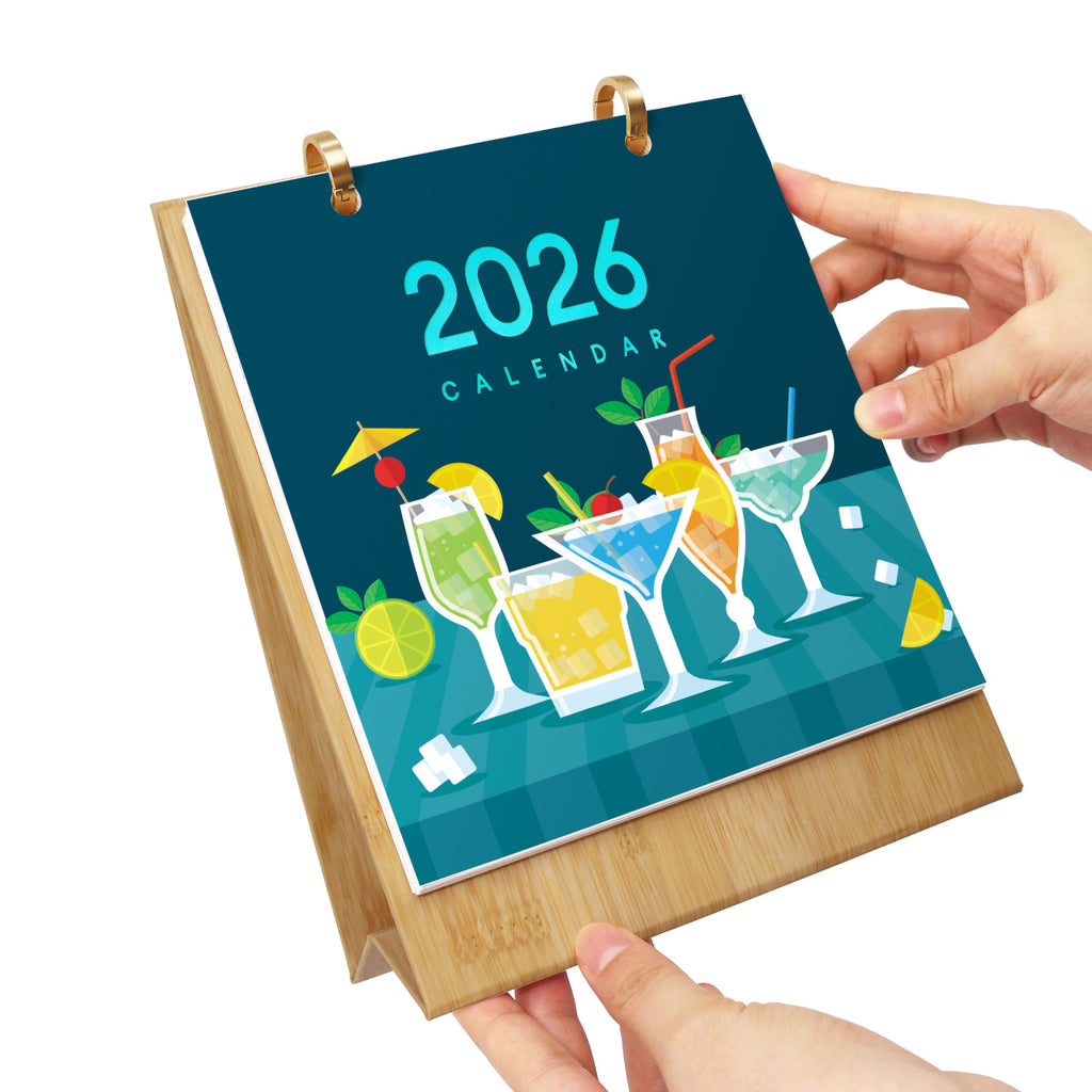 Kit de pintura de calendario de cócteles DIY para ideas únicas de decoración del hogar.