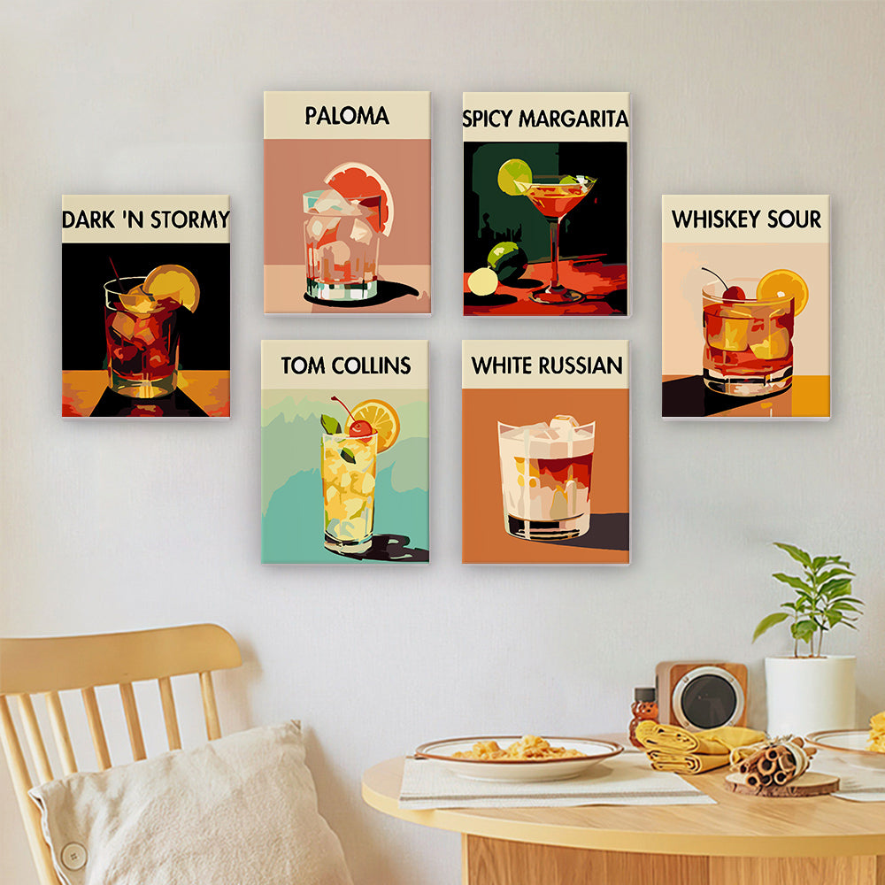 Beginner-friendly painting kit with numbered color guide