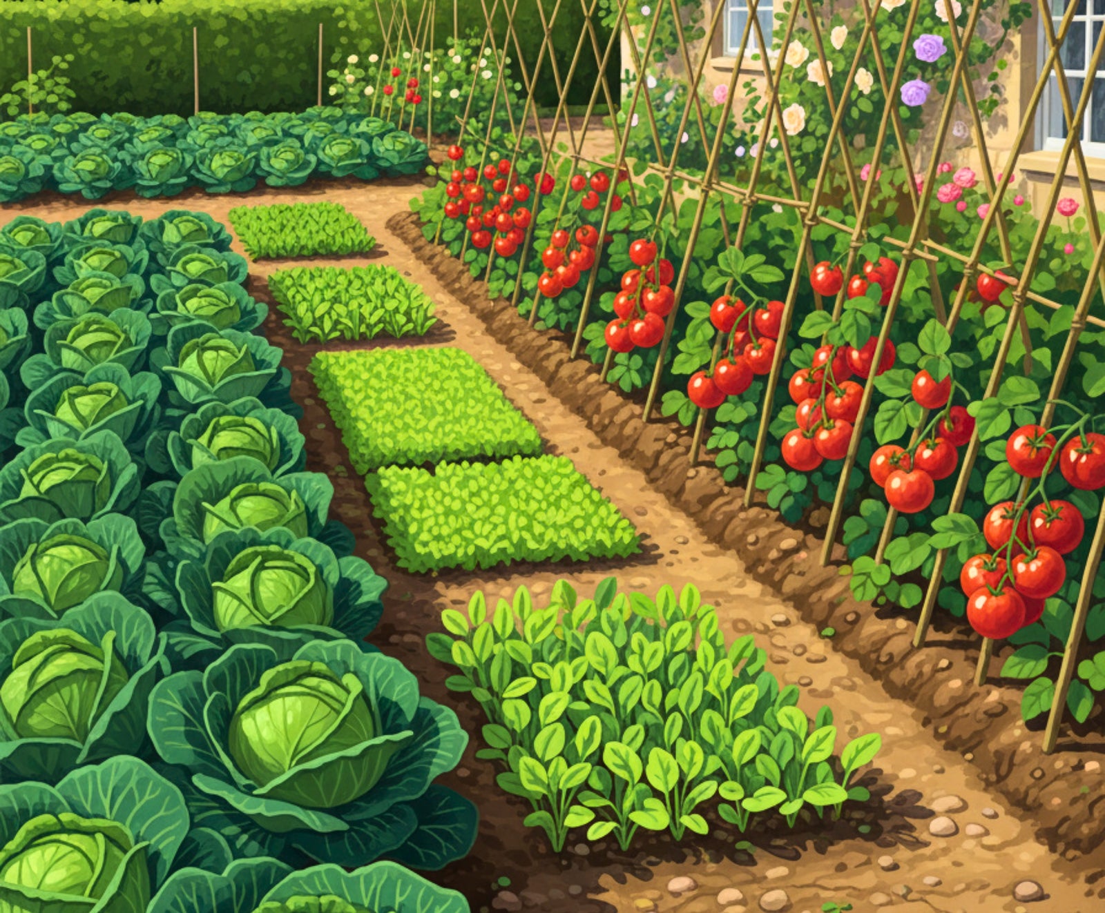 Sunlit Garden Harvest