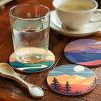Dreamy paint by numbers landscapes, DIY canvas set perfect for wall décor and hobbies.