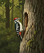 Forest Sentinel Woodpecker