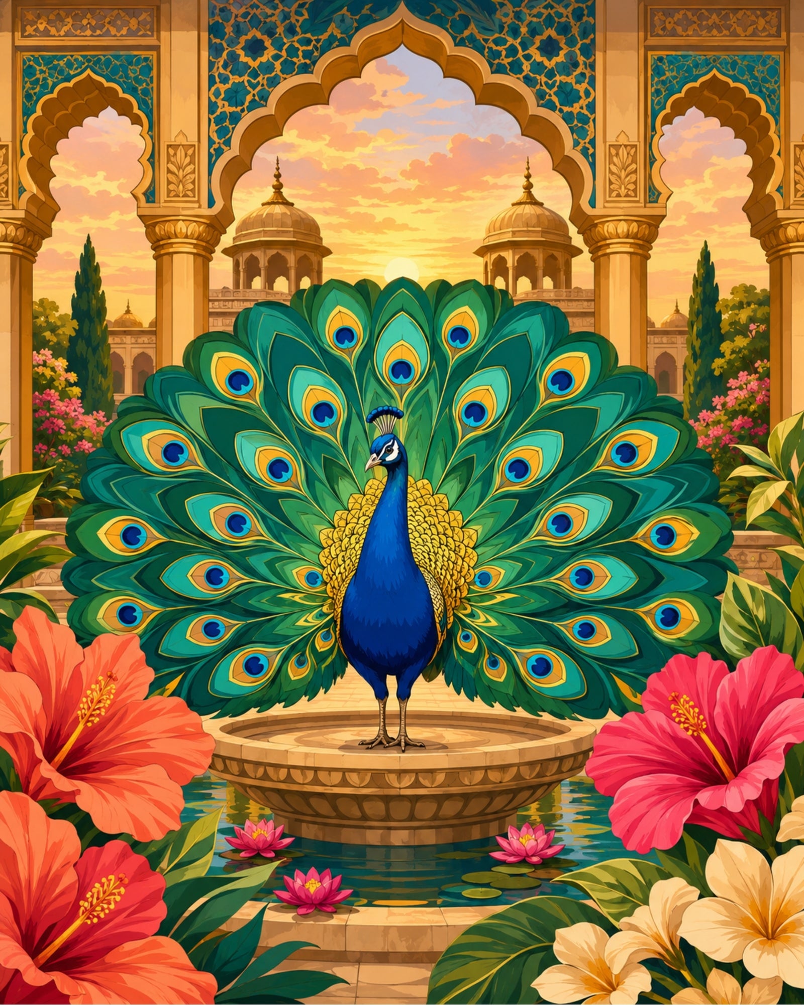pavo real real