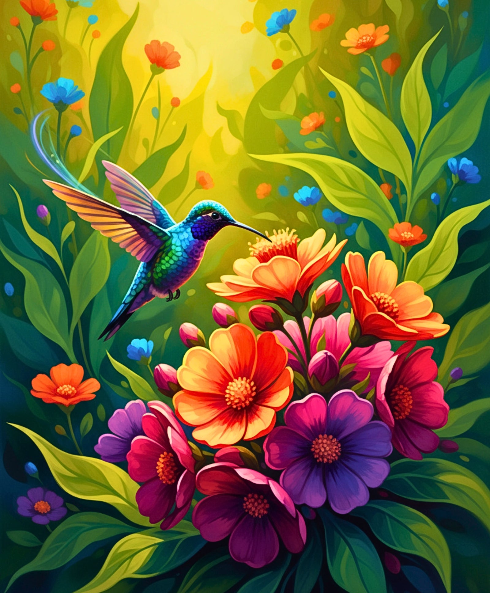 Enchanted Garden Hummingbird