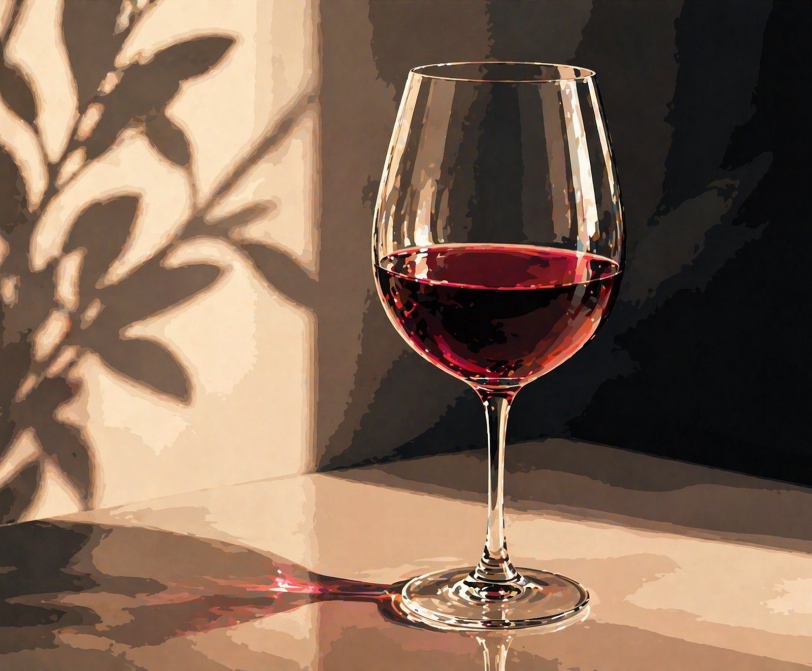 Red Wine Glass