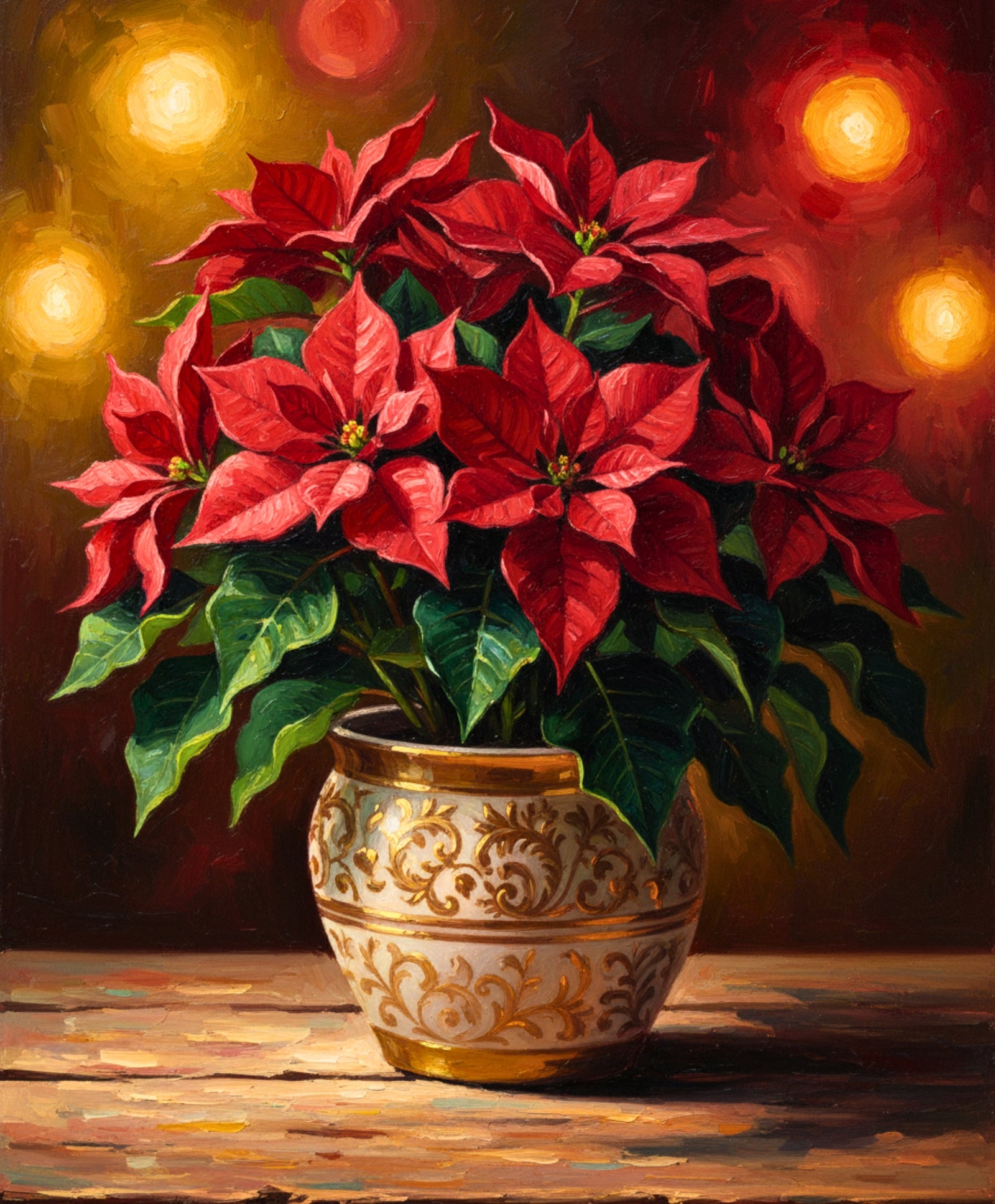 The Golden Pot paint by numbers artwork