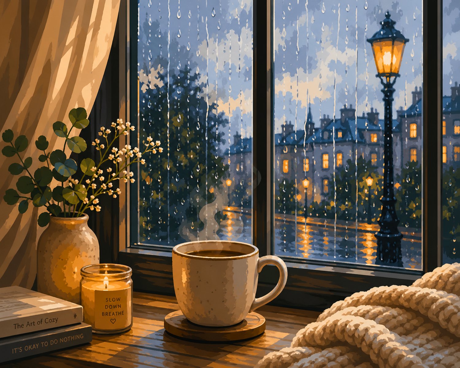 Regnerisches Fenster