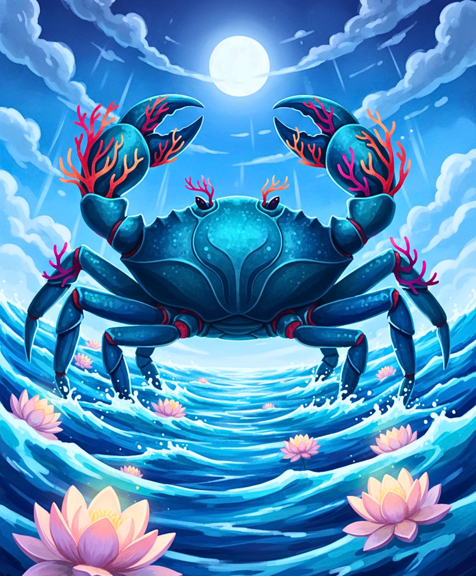 Moonlit Cancer Tide