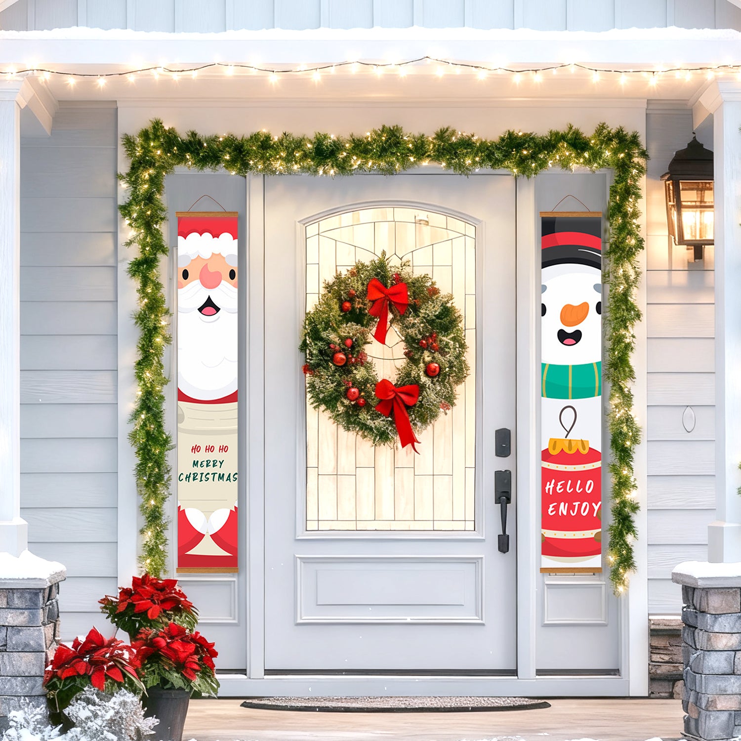 Ho Ho Holiday – Kit de pintura por números para carteles de porche