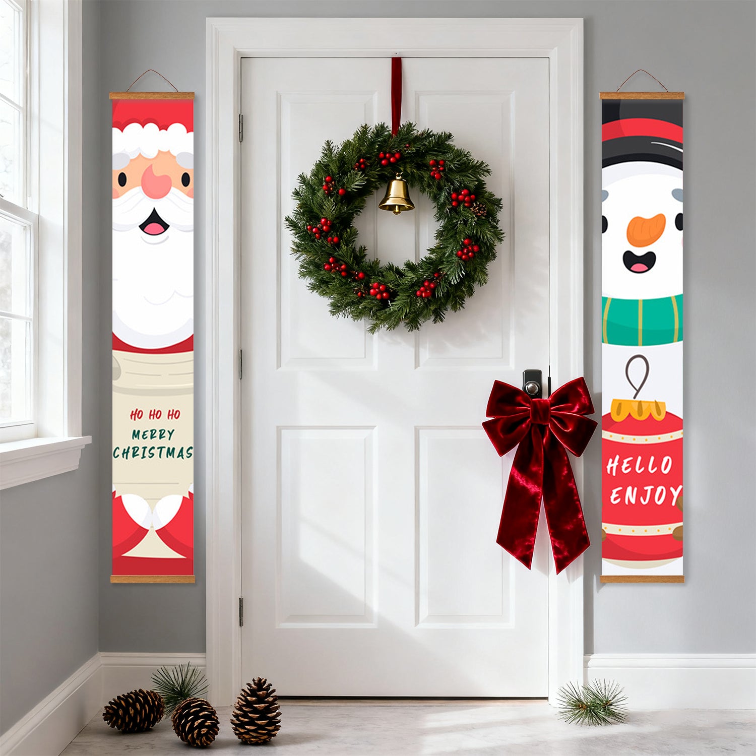 Ho Ho Holiday – Porch Sign Paint by Numbers Kit