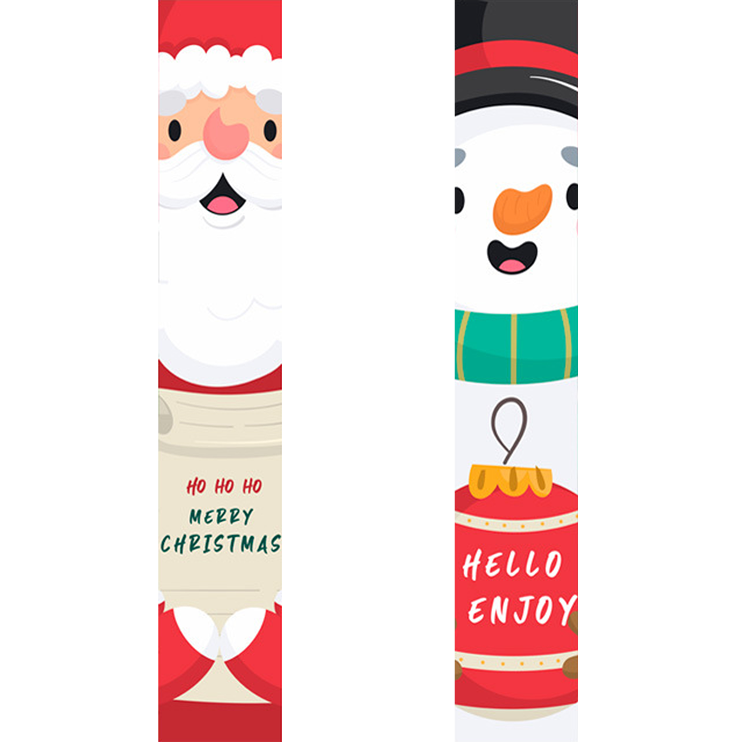 Ho Ho Holiday – Kit de pintura por números para carteles de porche